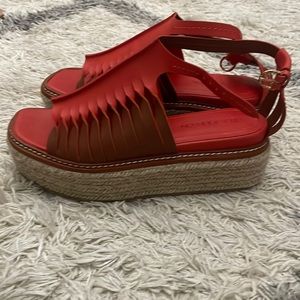 Ulla Johnson Valencia Twisted Contrast Flatforms